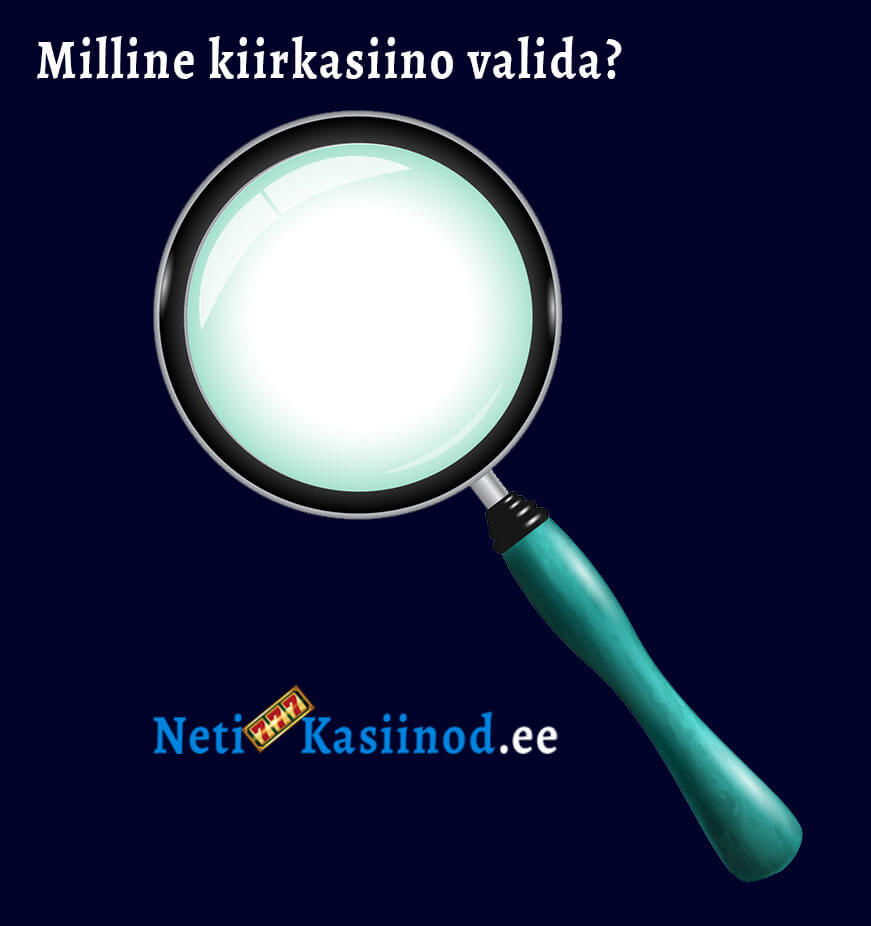 Milline kontovaba kasiino valida
